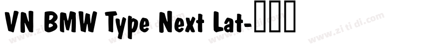 VN BMW Type Next Lat字体转换